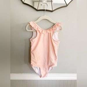 Bmagical Ruffle Trim One piece Swimsuit Pink Size 6X